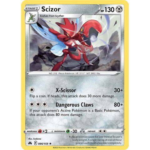 Scizor (086/159)  - Crown Zenith - Pokemon - TCGroupAU