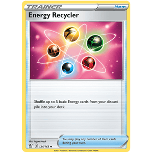 Energy Recycler 124/163 - Battle Styles - Pokemon Single Card