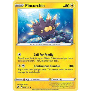 Pincurchin (056/159)  - Crown Zenith - Pokemon Single Card