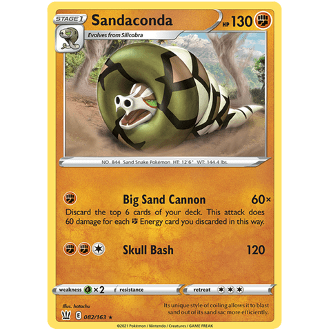 Sandaconda 082/163 - Battle Styles - Pokemon - TCGroupAU