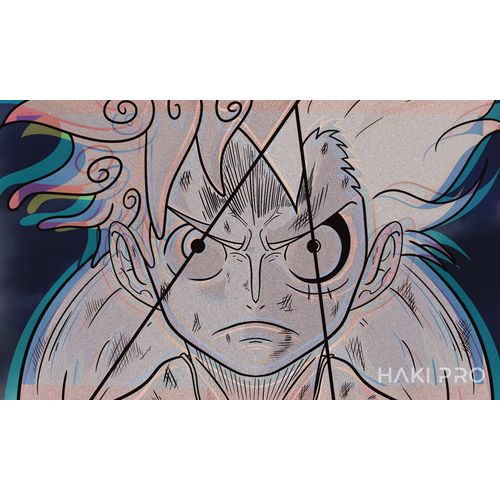 One Piece - 3-Face Luffy (Greyscale) - Playmat/Mouse Pad - TCGroupAU