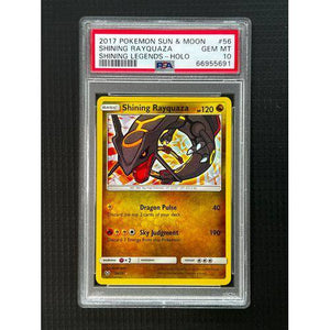 PSA10 Shining Rayquazza - 056/073 - Shining Legends Graded Card