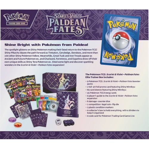Pokémon Trading Card Game - Scarlet & Violet 4.5 - Paldean Fates Elite Trainer Box ETB - TCGroupAU