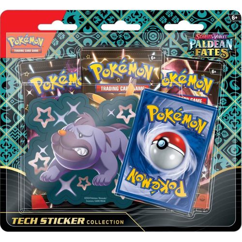 Pokémon Trading Card Game - Scarlet & Violet 4.5 - Paldea Fates Booster Tech Sticker Blister - TCGroupAU