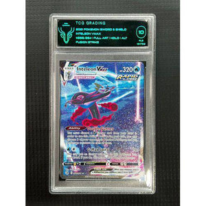 TCG 2021 English Inteleon VMAX - 266/264 - Pokemon Fusion Strike Graded Card