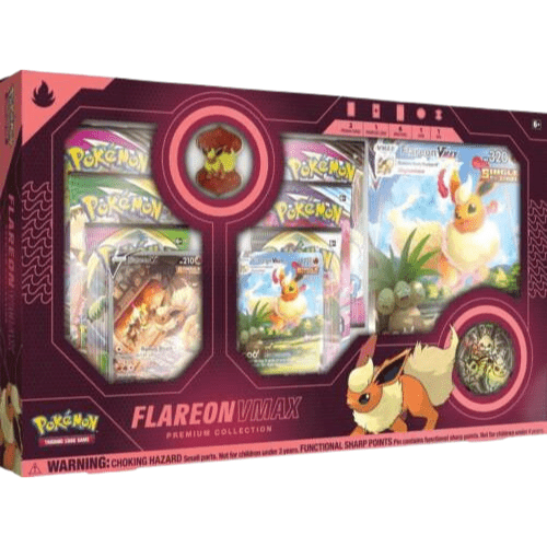 Pokémon Trading Card Game - Eevee Evolution - Vaporeon, Jolteon & Flareon Vmax Premium Collection Booster Box Sets - BUNDLE - TCGroupAU