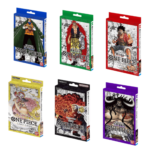 BANDAI - One Piece Card Game - Starter Decks - JAPANESE - BUNDLE - TCGroupAU