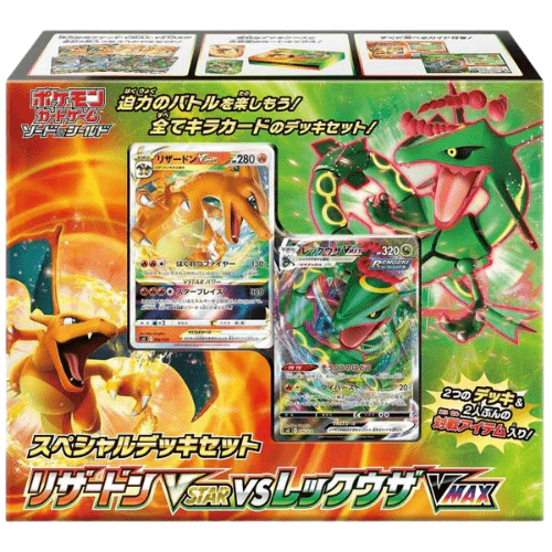Pokémon Trading Card Game - Sword & Shield - Special Deck Set -  Charizard VSTAR vs Rayquaza VMAX - Japanese - TCGroupAU