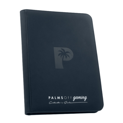 Palms Off Gaming - 9 Pocket Collectors Series Trading Card Binder - Navy Blue - TCGroupAU
