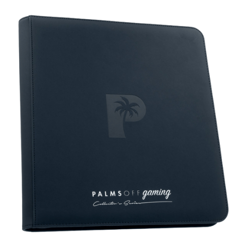 Palms Off Gaming - 12 Pocket Collectors Series Trading Card Binder - Navy Blue - TCGroupAU