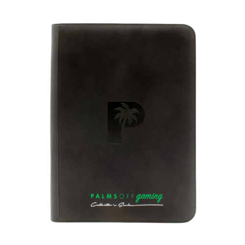 Palms Off Gaming - 9 Pocket Collectors Series Trading Card Binder - Black - TCGroupAU