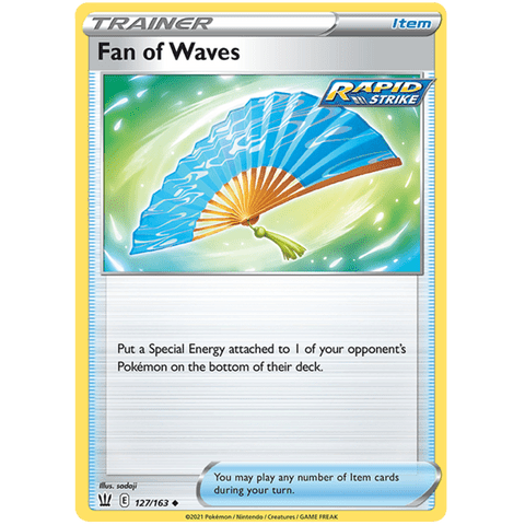 Fan of Waves 127/163 - Battle Styles - Pokemon - TCGroupAU