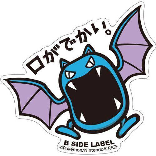 B-Side Label - Pokemon Center Sticker - Golbat - TCGroupAU