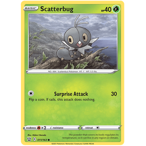 Scatterbug 011/163 - Battle Styles - Pokemon - TCGroupAU