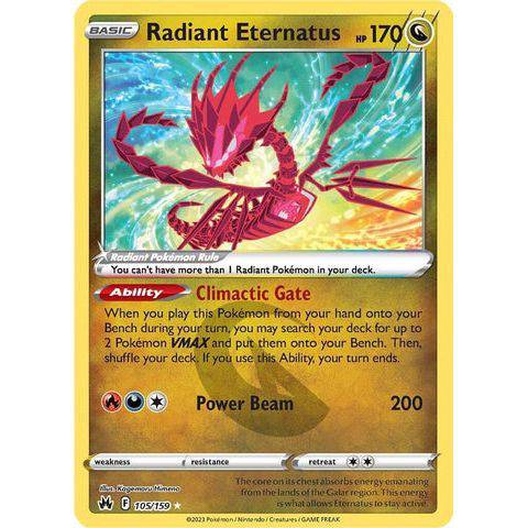Radiant Eternatus (105/159)  - Crown Zenith - Pokemon - TCGroupAU