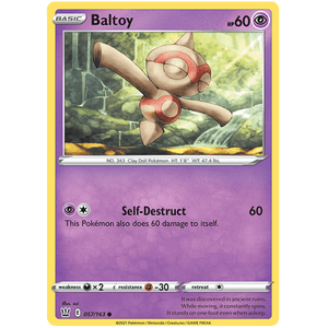 Baltoy 057/163 - Battle Styles - Pokemon - TCGroupAU