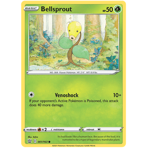 Bellsprout 001/163 - Battle Styles - Pokemon - TCGroupAU