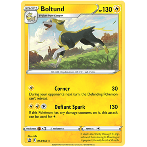 Boltund 053/163 - Battle Styles - Pokemon - TCGroupAU
