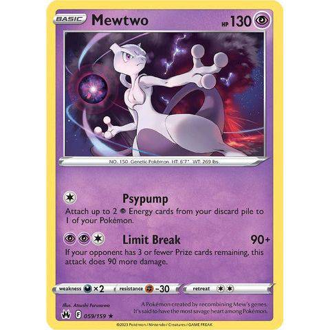 Mewtwo (059/159)  - Crown Zenith - Pokemon - TCGroupAU