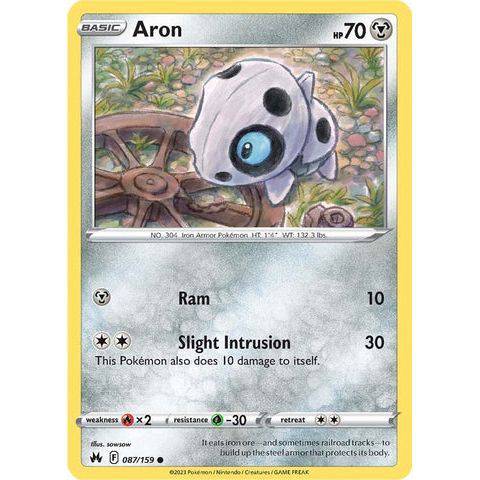 Aron (087/159)  - Crown Zenith - Pokemon - TCGroupAU