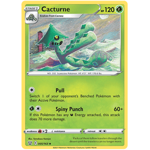 Cacturne 005/163 - Battle Styles - Pokemon - TCGroupAU