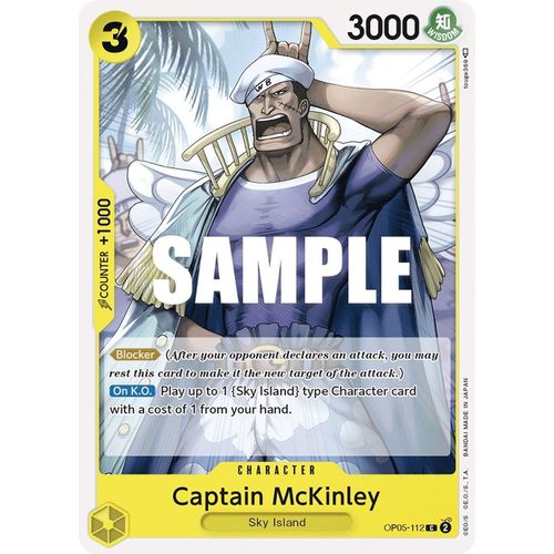 Captain McKinley OP05-112 C - One Piece Card Game Awakening of the New Era - TCGroupAU