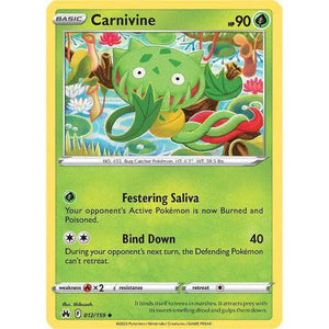 Carnivine (012/159) - Crown Zenith - Pokemon - TCGroupAU