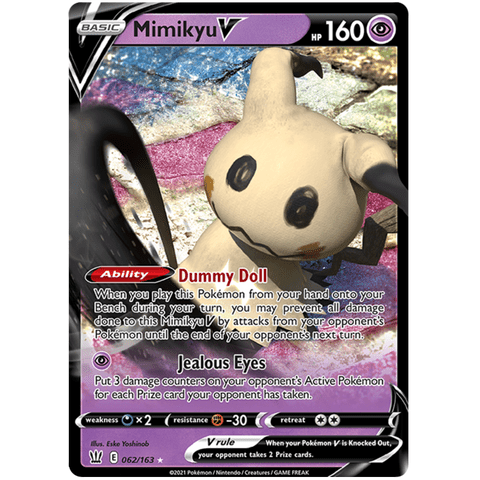Mimikyu V 062/163 - Battle Styles - Pokemon - TCGroupAU