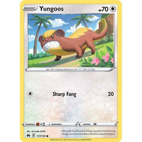 Yungoos (117/159)  - Crown Zenith - Pokemon - TCGroupAU