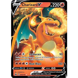 Charizard V (018/159) - Crown Zenith - Pokemon - TCGroupAU