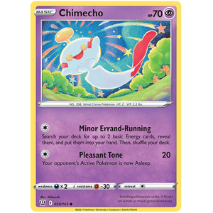 Chimecho 059/163 - Battle Styles - Pokemon - TCGroupAU
