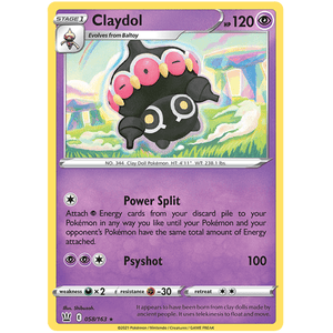 Claydol 058/163 - Battle Styles - Pokemon - TCGroupAU