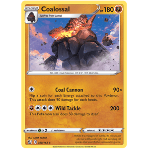 Coalossal 080/163 - Battle Styles - Pokemon - TCGroupAU