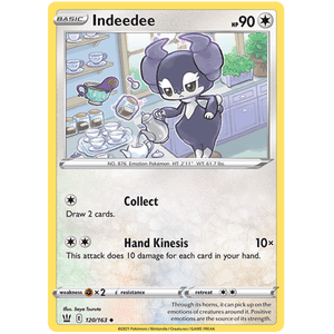 Indeedee 120/163 - Battle Styles - Pokemon Single Card