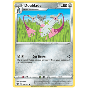 Doublade 106/163 - Battle Styles - Pokemon - TCGroupAU