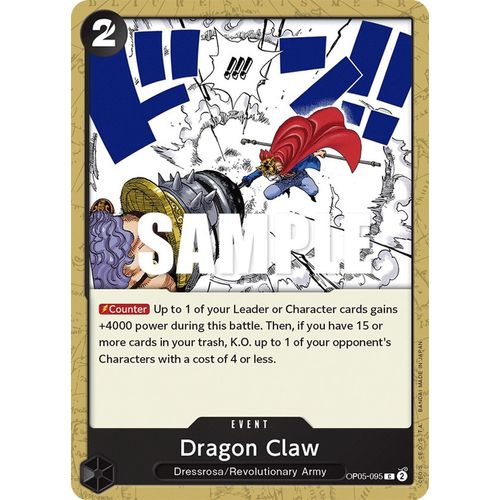 Dragon Claw OP05-095 C - One Piece Card Game Awakening of the New Era - TCGroupAU