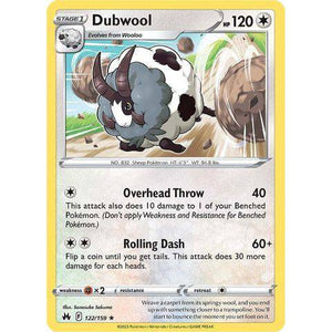 Dubwool (122/159) - Crown Zenith - Pokemon - TCGroupAU