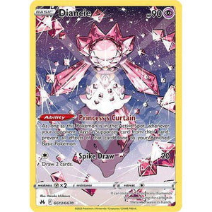 Diancie (GG13/GG70)  - Crown Zenith - Pokemon Single Card