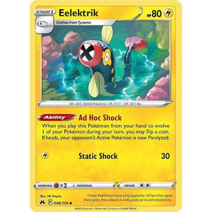 Eelektrik (048/159) - Crown Zenith - Pokemon - TCGroupAU