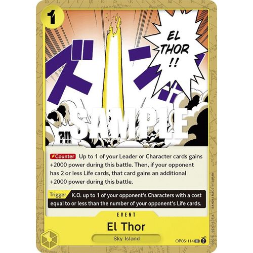 El Thor OP05-114 UC - One Piece Card Game Awakening of the New Era - TCGroupAU
