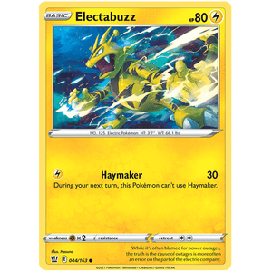 Electabuzz 044/163 - Battle Styles - Pokemon - TCGroupAU