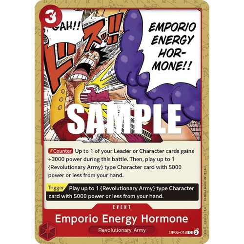 Emporio Energy Hormone OP05-018 C - One Piece Card Game Awakening of the New Era - TCGroupAU