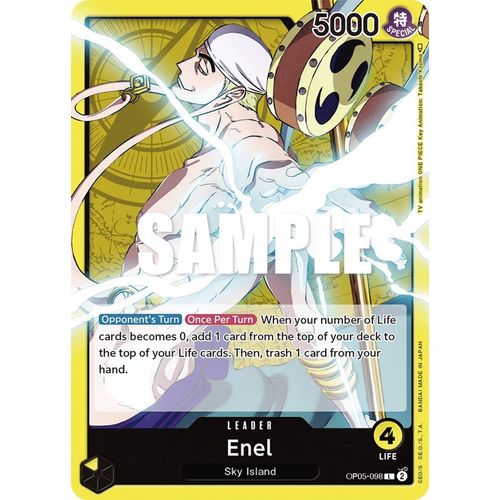 Enel OP05-098 L - One Piece Card Game Awakening of the New Era - TCGroupAU