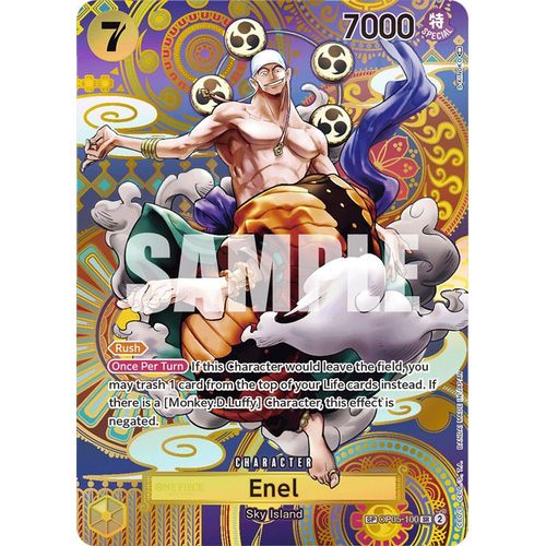 Enel (SP) OP05-100 SR (Foil) - One Piece Card Game Awakening of the New Era - TCGroupAU