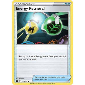 Energy Retrieval (127/159) - Crown Zenith - Pokemon - TCGroupAU