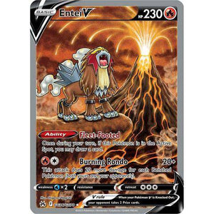Entei V (GG36/GG70) - Crown Zenith - Pokemon - TCGroupAU