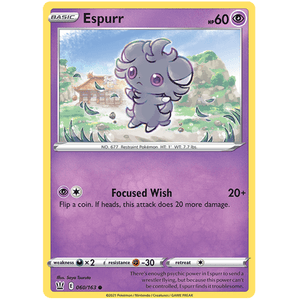 Espurr 060/163 - Battle Styles - Pokemon - TCGroupAU