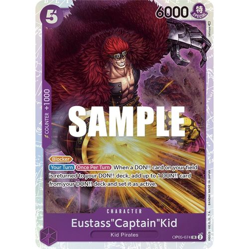 Eustass"Captain"Kid OP05-074 SR (Foil) - One Piece Card Game Awakening of the New Era - TCGroupAU