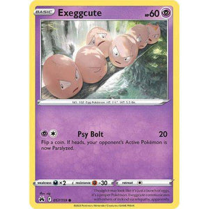 Exeggcute (057/159) - Crown Zenith - Pokemon - TCGroupAU