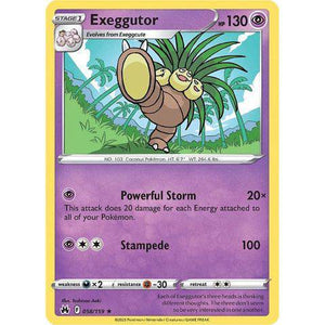 Exeggutor (058/159) - Crown Zenith - Pokemon - TCGroupAU